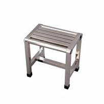 Stainless Steel Bench Quick Drainage Slatted Top Rust Proof Stool for Home
