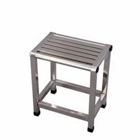 Stainless Steel Bench Quick Drainage Slatted Top Rust Proof Stool for Home