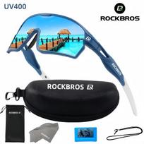 ROCKBROS Cycling Polarized Glasses MTB Road Bike Sunglasses UV400 Bicycle Sun Protection Light Unisex Bike Sports Equipment mėlyna