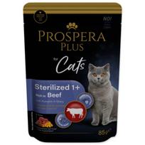 Prospera Plus Cat Sterilised 1+ Beef konservai sterilizuotoms katėms su jautiena nuo 1 metų, 85g