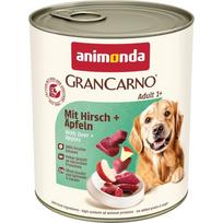GRANCARNO konservai adult su jautiena, elniena ir obuoliais 800g