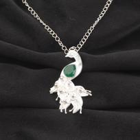 Green Onyx Gemstone 925 Sterling Silver Women Jewelry Partywear Pendant 2  CP-21-15 black
