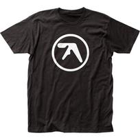 Aphex Twin Logo Mens  Rock N Roll Band Classic Concert Tee New Black Unisex T-Shirt L black