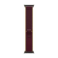 Apple Watch Burgundy Trail Loop Black Titanium Finish, S/M