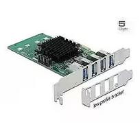 Delock DeLOCK DeLOCK PCIe x4>4x ext. USB 3.0 Quad C.LP 89048