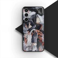 Dėklas Motorola Moto G22 G23 G32 G53 G60 G13 G64 G20 G8 G9 Plus Power E13 E20 E32 Telefonui Itachi Uchiha Sasuke Narutos Motorola Moto E32 gray