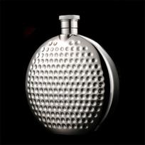 Hammer Point 304 Stainless Steel Wine Pot PU Leather Surface Hip Flask Portable Travel Whiskey Alcohol Bottle white