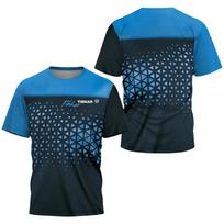 2025 Singapore Felix Lebrun League Clothing Men's Table Tennis T-Shirt Quick Drying Breathable Short Sleeve Men's Tennis T-Shirt 3XL black