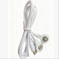 TENS elektrodo laidas: C tipo prievadas 1-to-4 arba 1-to-2 žemo/vidutinio dažnio fizioterapijos masažuokliui.