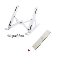 Xiaomi Ten-level Adjustment Foldable Laptop Holder Portable Notebook Bracket Support PC Desktop Stand For Macbook Huawei Xiaomi Samsung balta