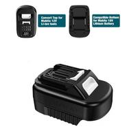 Adapter for Makita 18V to 12V for Makita 18V Battery Convert to for Makita 12V BL1021B Lithium-Ion Battery Cordless Power Tool No Battery