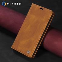 Dėklai, skirti Sony Xperia 1 5 10 III IV V VI Dėklas Coque Coque Flip Wallet Phone Covers Sunjolly, skirtas Sony Xperia 10 VI Case Sony Xperia 5 III ruda