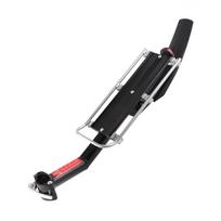 KW‑671‑05 Bike Rear Rack Seat Post Mount Quick Disassembly Alloy Bicycle Carrier Cargo Rack black