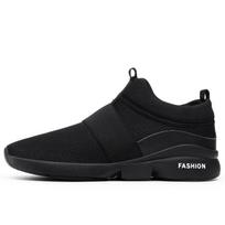 Outdoor Running Shoes For Men Slip -On Sport Male Shoes Athletic Training Sneakers Men 'S Air Shoes Summer Sneakers Men Big Size 39 juoda