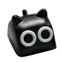 Customizable Kitten Shape Keycaps For Mechanical Keyboards Switches Vibranted Color Option Resin Keycap balta/juoda