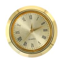 36MM Kvarcinio Laikrodžio Įdėklai Mechanizmo Pakeitimas „Pasidaryk Pats“ Auksiniai Arabiški Skaičiai Mechanizmo Įrankiai Priedai Laikrodžių Remonto Įrankiai Dalys brown