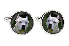 Dogo Argentino - cufflinks, a shirt accessory, a shirt pendant from the Art-Dog brand sidabras