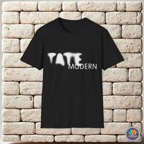 Tate Modern Museum Logo Unisex T-Shirt M white