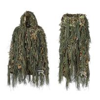 3D Lapų Kamufliažinis Kostiumas Paukščių Stebėjimui Žygiams Medžioklei Lauko Taktinė Įranga Unisex Suaugusiems Forest Camo Patchwork Fleece