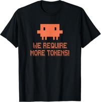 Retro Claude Code Mums reikia daugiau žetonų Dovana vyrams moterims Marškinėliai XXXL orange