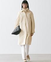Massimo Dutti Medvilninis lietpaltis su susukamomis rankovėmis Yellow/S (Kr 55) beige