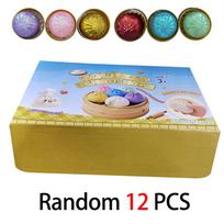 Colorful Dumpling-Shaped Stress Relief Balls Reusable Low Elasticity Decompression Toys Plastic Stress Balls For Relief red
