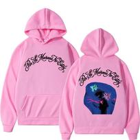 Vintage Omar Courtz Por Si Mañana No Estoy Hoodie Album Graphic Print Long Sleeve Hooded Sweatshirt Unisex Streetwear Pullover Autumn Winter Wear S pink