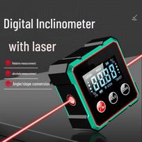 High-Precision Digital Display Magnetic Laser Inclinometer Box Level gray