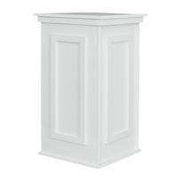 Aukšta kvadratinė kolona | Romėniško stiliaus, laisvai stovinti, ekspozicinė kolona, vestuvėms 40CM white