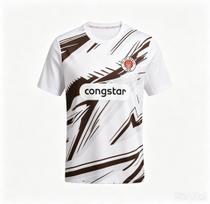 2026 Naujas FC St. Pauli 26-27 Namų ir išvykos marškinėliai, Unisex, Kvėpuojantys, Greitai džiūstantys trumpomis rankovėmis T-shirtai, Šeimos derinimas Unisex 5XL