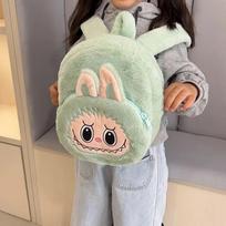 Animacinis personažas Labubu kuprinės krepšiai vaikiški mokykliniai krepšiai Kawaii Labubu krepšys Zimomo kuprinė mergaitėms berniukams lauko laikymo krepšys dovana