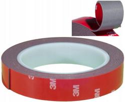 3m Vhb Rp45f dvipusė lipni juosta, 25mm x 5m, pilka putplasčio