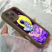 JT28 Astronaut Cosmic Voyage Realme 12 13 14 15 Huawei Honor 70 90 X8 X9 Infinix Tecno itel Motorola Google All Model Angel eyes Soft TPU Phone Case itel RS4 ruda