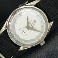 RANKINIS VINTAGE TITONI AIRMASTER TITOFLEX ŠVEICARIŠKAS VYRIŠKAS BALTAS LAIKRODIS a705102-1 white