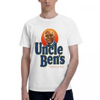 Uncle Bens Rice 100 Cotton Casual Breathable Confortable T Shirt Mens TShirts Men TShirt M white