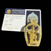 Four-Faced Buddha Statue - Medium Size with 2549 Year Card, Genuine Thai Buddhist Brand. Taixin Yuan beige