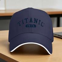 Titanic Ship  Sun Baseball Cap  Summer Fashion Trucker Hat For Unisex Hiking Fishing Baseball Caps One Size blue