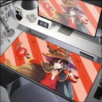 KonoSuba Megumin XXL pelės kilimėlis Anime kompiuterio kilimėlis 900x400mm Žaidimų priedai Kawaii pelės kilimėlis Didelis kilimėlis pelės ir klaviatūros stalui 30cmx60cm(11.8x23.6inch)