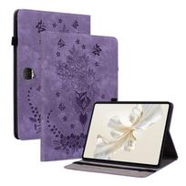 For Honor Pad X7 8.7  X8a X8B X9A X8 Pro ELN-W09 11.5 Leather Case Huawei Matepad Mini 8.8 M5 Lite T5 10.1 SE 10.4 Tablet Cover (Purple,Honor Pad X9 11.5) violetinė
