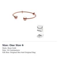 Pandora apyrankės moteriškos rožinio aukso 586477 One Size 6 rožinio aukso spalvos