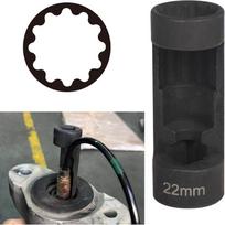 21mm/22mm/24mm Amortizatoriaus Veržlės Lizdas 1/2 Colio Lizdas Priekinio Amortizatoriaus Veržlės Lizdas Amortizatoriaus Remontas 22mm black