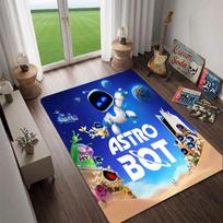 Game ASTRO BOT  Area Rug,Sofa and Bedside Rugs,Soft Non Slip Floor Mat,Home Decor Carpet 60x90cm( 23x35in ) blue