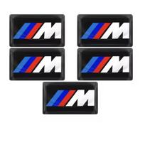 2/5/10PCS BMW E46 E39 E38 E90 E60 E36 F30 F20 X3 X5 X7 M Logo Car EWDGH5 Steering Wheel Wheel Center Emblem Badge Sticker Decal Styling