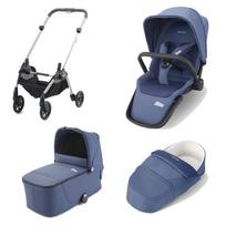 3-in-1 Recaro Sadena vežimėlis + lopšys + lengvas lopšys | Dangaus mėlynumo
