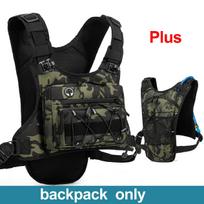 Running Chest Pack Hydration Vest For Cycling Hiking Bicycle Race Marathon Bag Men Women Sports Tactical Pouch Camping Backpack 5 Other BKCP black