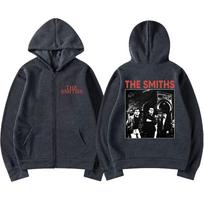 The Smiths Vintažinis Spaudinys Užsegami Džemperiai su Gobtuvu Vyrams Moterims The Queen Is Dead Gotikiniai Žieminiai Flisiniai Ilgomis Rankovėmis Laisvalaikio Paltai Gatvės Drabužiai 2XL black