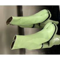 New sub-toe thin thick heel high heel fashion niche low sleeve large size women's boots women's shoes 42 gray