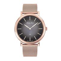 Mathey-Tissot Monsoon Rose Gold Tone Stainless Steel Black Dial Quartz H7916PN Men's Watch juoda