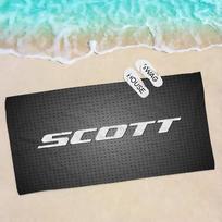 S-Scott Bike logotipas Mikropluošto paplūdimio rankšluostis Sugeriantis Greitai džiūstantis Minkštas Joga Plaukimas Kurortas Laipiojimo kalnuose rankšluostis W40*H60(CM)