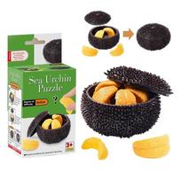 3d Jigsaw Puzzle Cartoon Orange Sea Urchin Garlic Model Assembly Puzzle Leisure Toy Toys Iq Decompression Assembly Toy C4t6 green